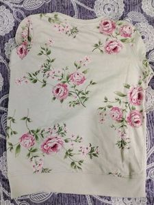 Floral Print Sweatshirt