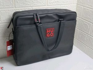 HUGO BOSS LAPTOP BAG WITH BROAD BELT*