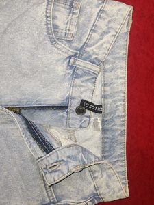 Denim Jeans Distressed On Keen Wide Leg H&amp;M