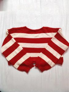 DROP PRICE SALE🎉 Red And White Cute Cardigan 🍒