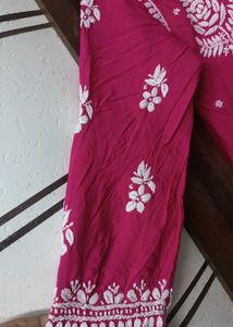premium chikankari kurti set
