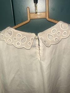 White Casual Top
