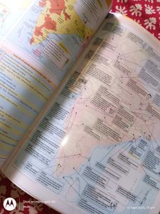 Macmillan education school atlas world &amp; india map