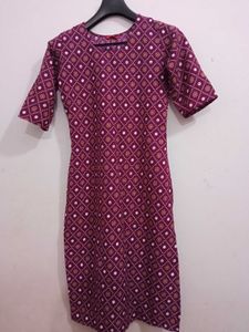 Purple Stylish Kurti For Women