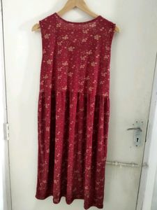 Vintage Floral Sleeveless Dress