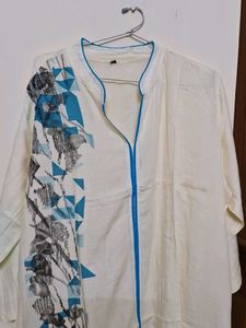 Stylish White Kurta