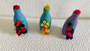 3 Decorative Bottles