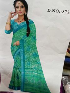 New Brand Soft Linen Sarees For Function