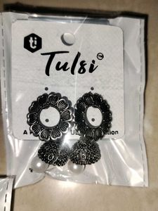 Tulsi Earrings Jhumkas . But 4 Get 1 Free