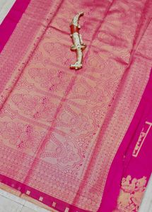 Pink Kanchipuram Silk Saree
