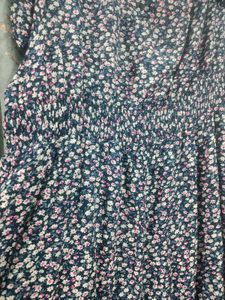 Floral Printed Aline Dress By Shein..