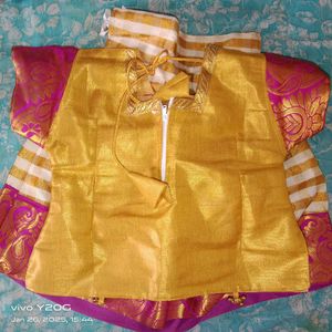 Banarasi Silk Pattu Skurt
