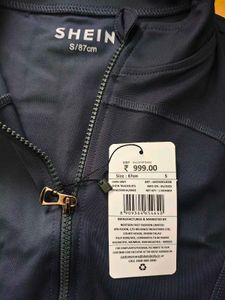 Zip-Up Crop Top With Track Suit