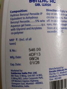 Benzac AC Face Wash