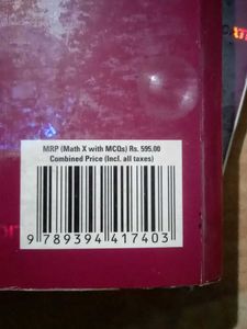 R.D. Sharma Class X Math Books