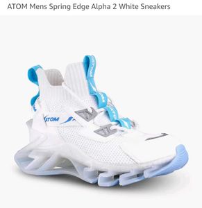 Stylish White ATOM Sneakers - UK 11