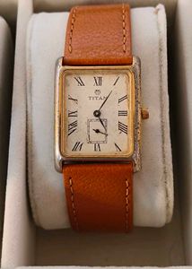 Rare Titan Sub-second Vintage Men's Watch