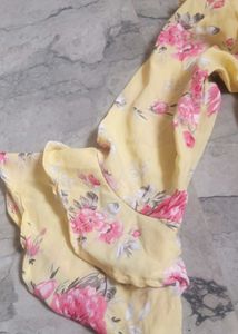 Floral Print Skirt And Jacket Top