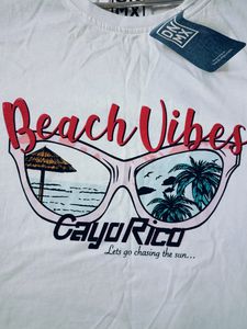 NEW DNMX Graphic Print Crew-Neck T-shirt