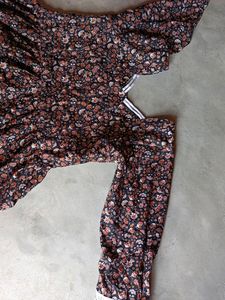 Round Lace Work Kurti