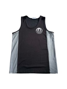 Black And Grey Men’s athletic Vest