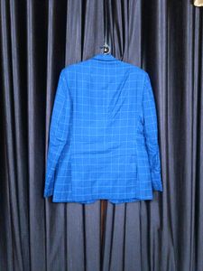Navy Blue Blazer With Insert Pockets