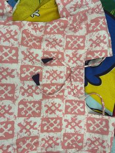 Peachy Printed Ethnic Kurta