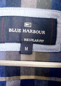 Elegant full shirt M&amp;S Blue Harbour