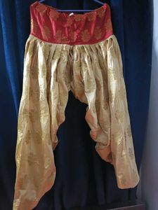 Red &amp; Gold Kurta Set