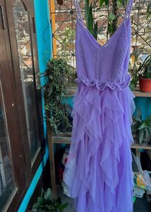 ❗️Pinterest Beautiful Lavender Frill Dress ❗️