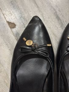Ginger Black Ballerinas