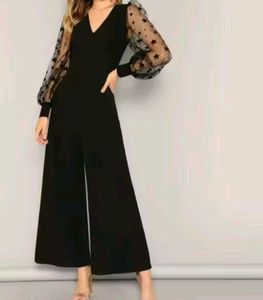 Star Sleeve Black Dress