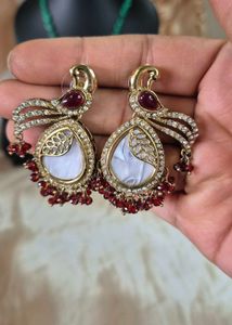 Elegant Peacock Earrings- New Stock