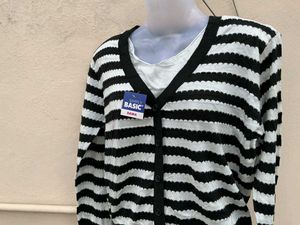 Striped Cardigan - Classic Style