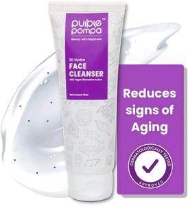 purple pompa 3d hydra face cleanser