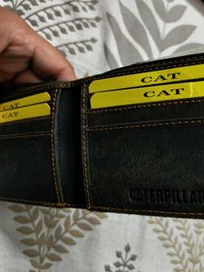 CAT Leather Wallet with Box