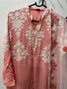 Elegant Embroidered Kurta Set