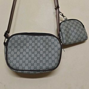 Stylish Crossbody Bag GUCCI style with Pouch