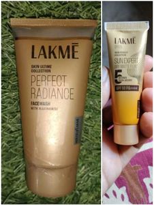 New Lakme Facewash& Sunscreen
