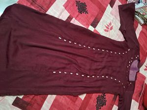 Elegant Maroon Kurta