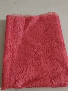 Dress Material Peach Colour