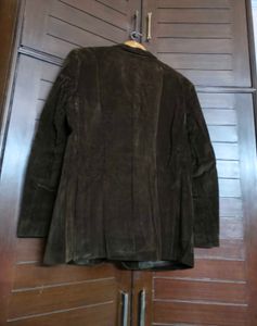 Giovani Men Brown Corduroy Jacket