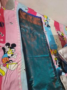 New silk saree with stitched blouse 42