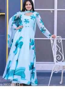 Anarkali Dupatta Set