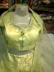 Elegant Green Lehenga Choli Set