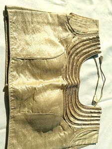 New Embellished Gold Blouse