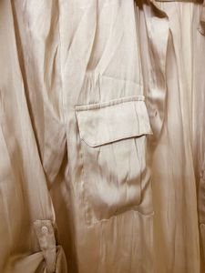 H&amp;M Champagne Colour Satin Shirt