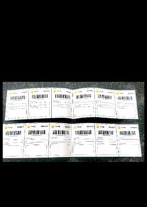 (100) Shipping Label