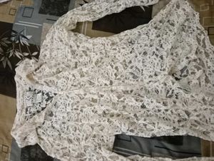 Vintage Lace Top - Size Medium