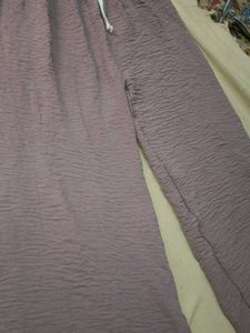 Mauve Crushed Plazzo